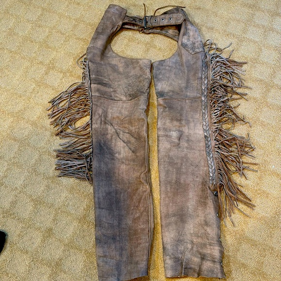 Vintage leather chaps!  So cool! - Picture 1 of 9